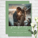 Search for green and white invitations Minimalist