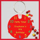 Search for 6th birthday rounded keychains Party