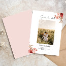 Search for pink flower save the dates Botanical
