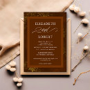 Recherche de brune de damassé mariage invitations Damer