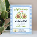 Search for avocado baby shower invitations Gender neutral