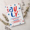 Search for modern 4th of july invitations Independence day party