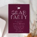 Search for maroon invitations Typography