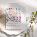Search for wild flower dinner invitations Boho chic