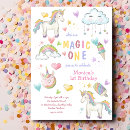 Recherche de pastel unicorn invitations Fille