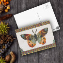 Search for vintage autumn postcards Butterfly
