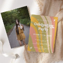 Search for funky 4x5 invitations 70s