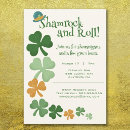 Search for st patricks day invitations Green and gold