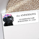 Search for black labs return address labels Labrador retriever