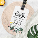 Search for luggage tag save the dates Tropical