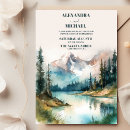 Search for evergreen wedding invitations Lakeside