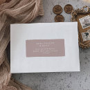 Search for pink and white return address labels For her