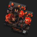 Search for orange and black wedding invitations Gothic