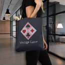 Search for playing cards tote bags Vintage