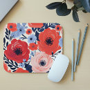 Recherche de rouge bleu blanc tapis souris Moderne