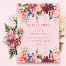Search for feminine baby shower invitations Chic