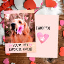 Search for golden retriever valentines day cards I woof you