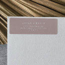 Search for pink and white return address labels Bride