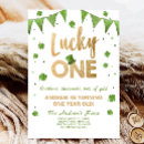Recherche de lucky one anniversaire invitations Shamrock