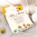 Search for little honey baby shower invitations Flowers