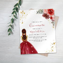 Search for red dress party invitations Gold glitter