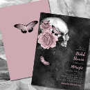 Search for skull bridal shower invitations Flowers