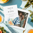 Search for tropical floral save the dates Flowers