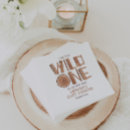 Search for wild one napkins Watercolor