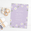 Search for white daisy baby shower invitations Elegant