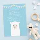 Search for fiesta baby boy shower invitations Llama