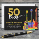 Search for 50 rocks invitations Guitarist