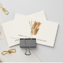 Recherche de blé cartes visite Logo de la boulangerie