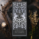 Search for black silver save date invitations Gothic