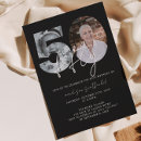 Search for chic 50th birthday invitations Modern