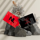 Search for black red business cards Modern