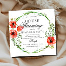 Search for poppy red invitations Minimalist