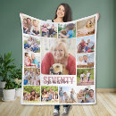 Search for 70th birthday blankets Pink