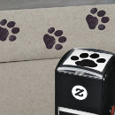 Recherche de pattes de chien tampons encreurs Chat