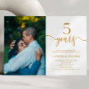 Search for 5th wedding anniversary invitations Minimal minimalist