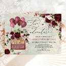 Search for rose gold map invitations For her
