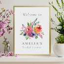 Recherche de fleurs roses posters Panneau de bienvenue