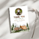 Search for happy camper thank you cards Rustic