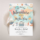 Search for destination baby shower invitations The adventure begins