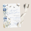 Recherche de blue hydrangea bridal shower invitations Rustique