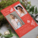 Search for red and white graduation invitations Elegant