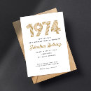 Recherche de qui 1974 invitations Vintage