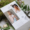 Search for foil print invitations Silver