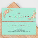 Recherche de wedding monogram cartes visite Pour tous