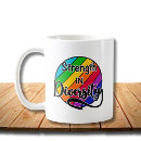 Search for diversity coffee mugs pride
