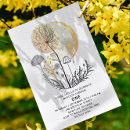 Search for wildflower 1st birthday invitations Watercolor